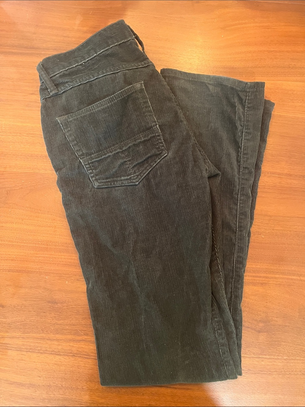 Tellason Dark Olive Green Men’s Corduroy Pants Size 32 Gently Loved